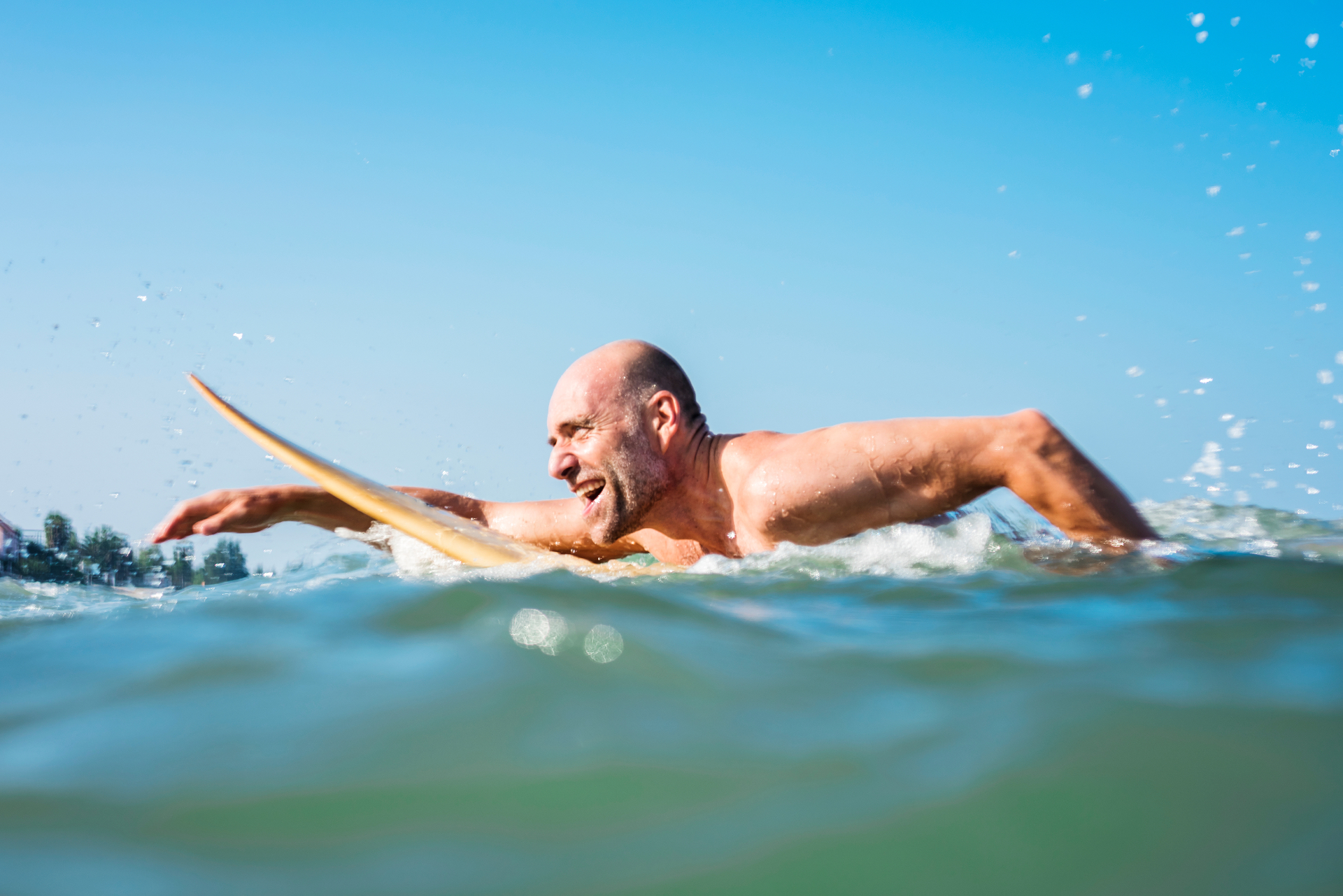 James back to surfing after pain relief